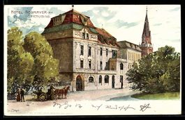 Künstler Zeno Diemer: Straubing, Hotel 