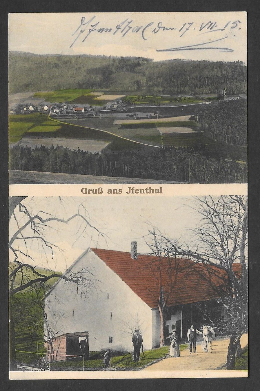 Cartoline postali: Ifenthal 2 Bilder coloriert – Usato da Olten venduto da clotaldi