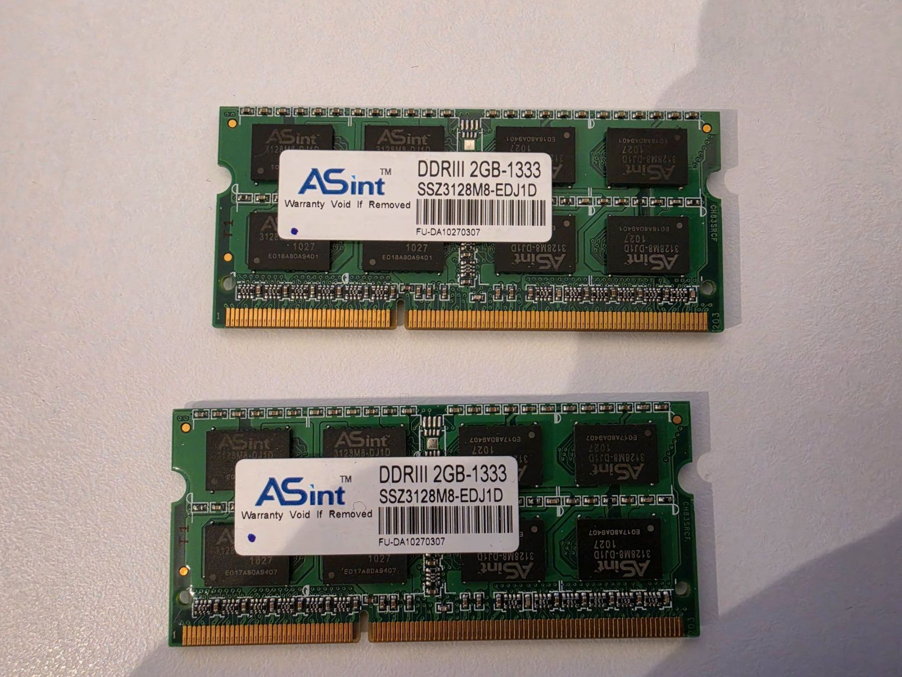 Memoria / RAM: 2x 2 GB DDR3-Ram, SO-DIMM, 1333MHz – Usato da Buchrain venduto da Sssschaller 2