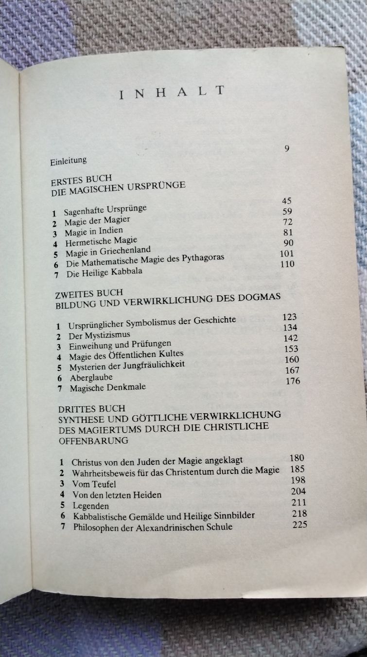 Bücher: Eliphas Lévi: Geschichte der Magie – Gebraucht aus Rothenburg von  3