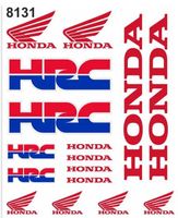 Honda HRC Aufkleber Sticker 16teilig (Art. 8131)