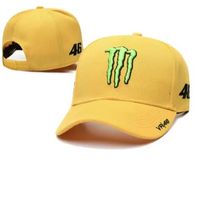 VR46 Gelb Monster Energy Cap - Rossi Fanartikel Top