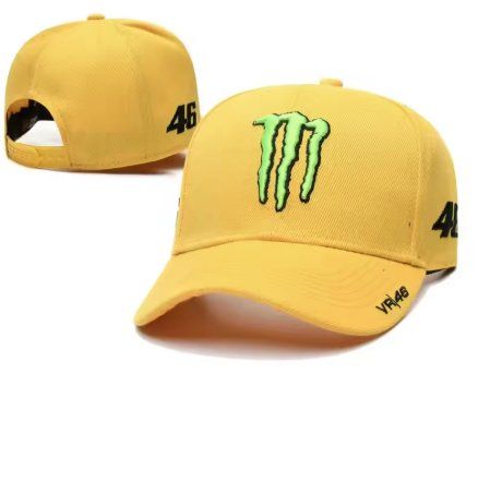 VR46 Gelb Monster Energy Cap - Rossi Fanartikel Top