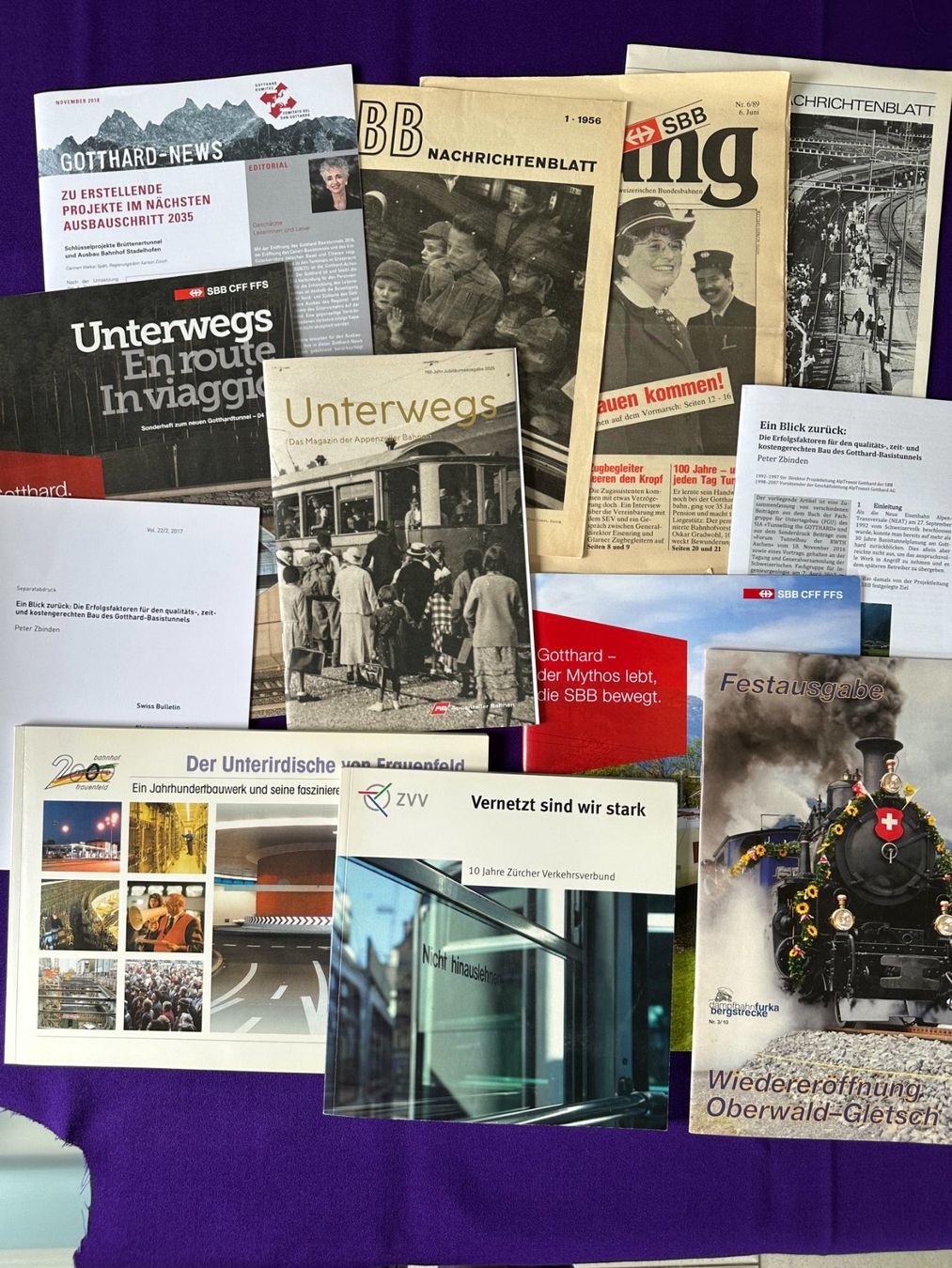 Documenti: Eisenbahnbroschüren/Dokumente – Usato da Zürich venduto da Linthi1