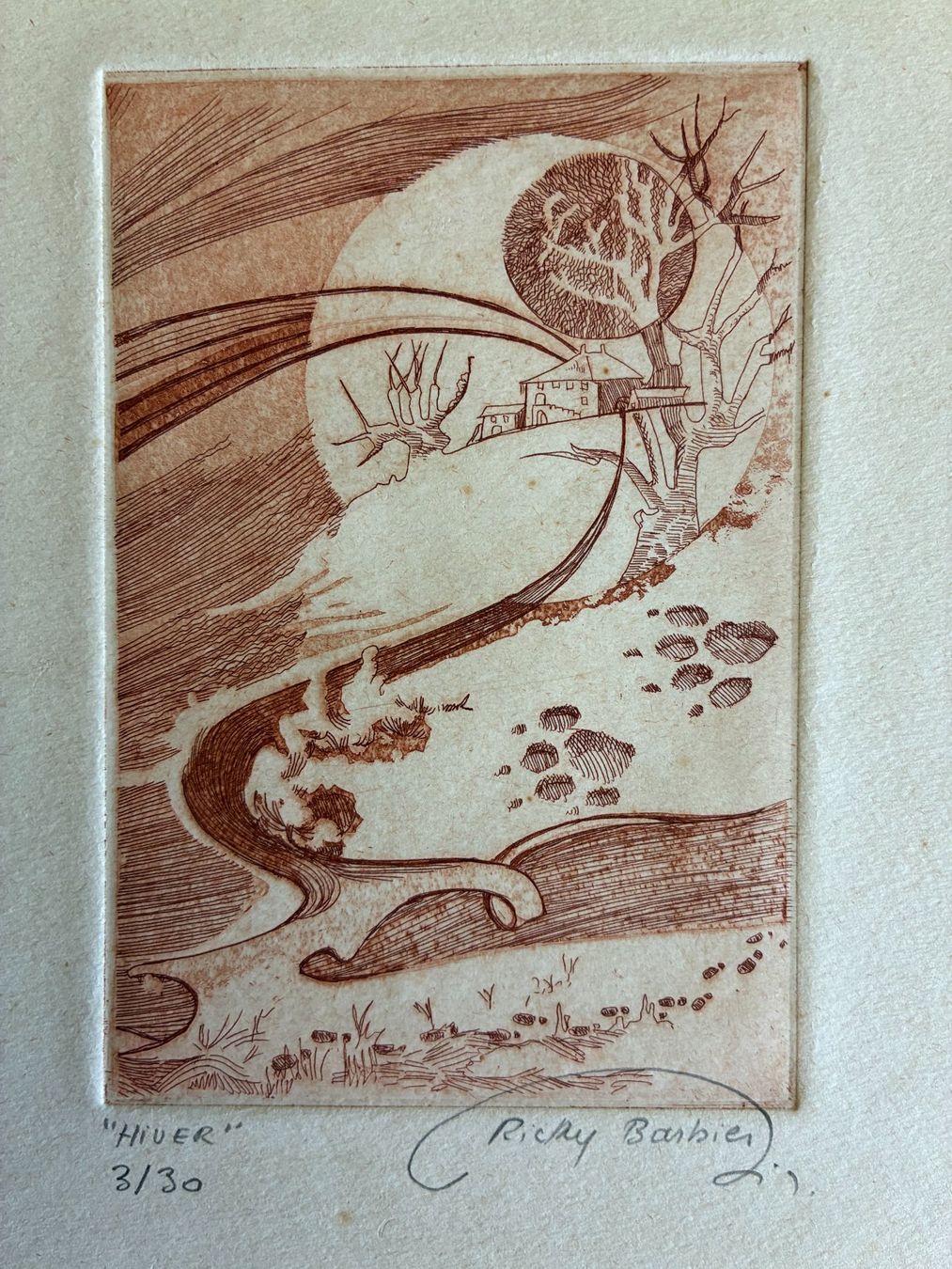 Gravures: Ricky Barbier  gravures "4 saisons" – D'occasion à Moutier par Lebaladin63 4