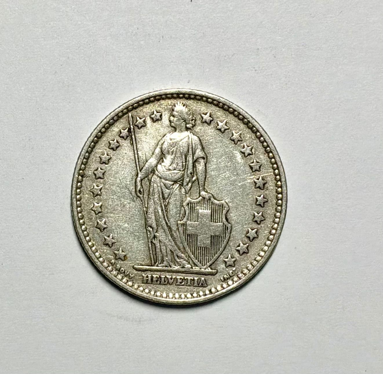 Tutti le monete: 2 Franken Münze Schweiz 1912 – Usato da Pfäffikon ZH venduto da cwal01 1