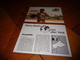 Münzbrief Zentralafrika