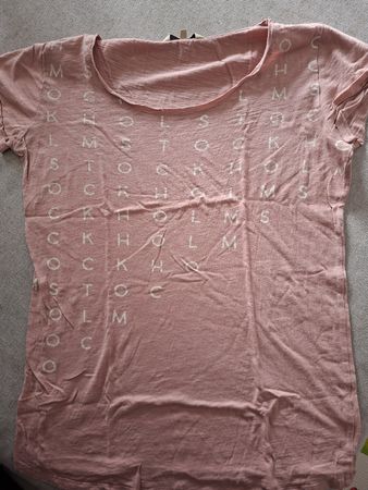 Schwangerschafts T-Shirt Noppies rosa Grösse S mit Aufdruck
