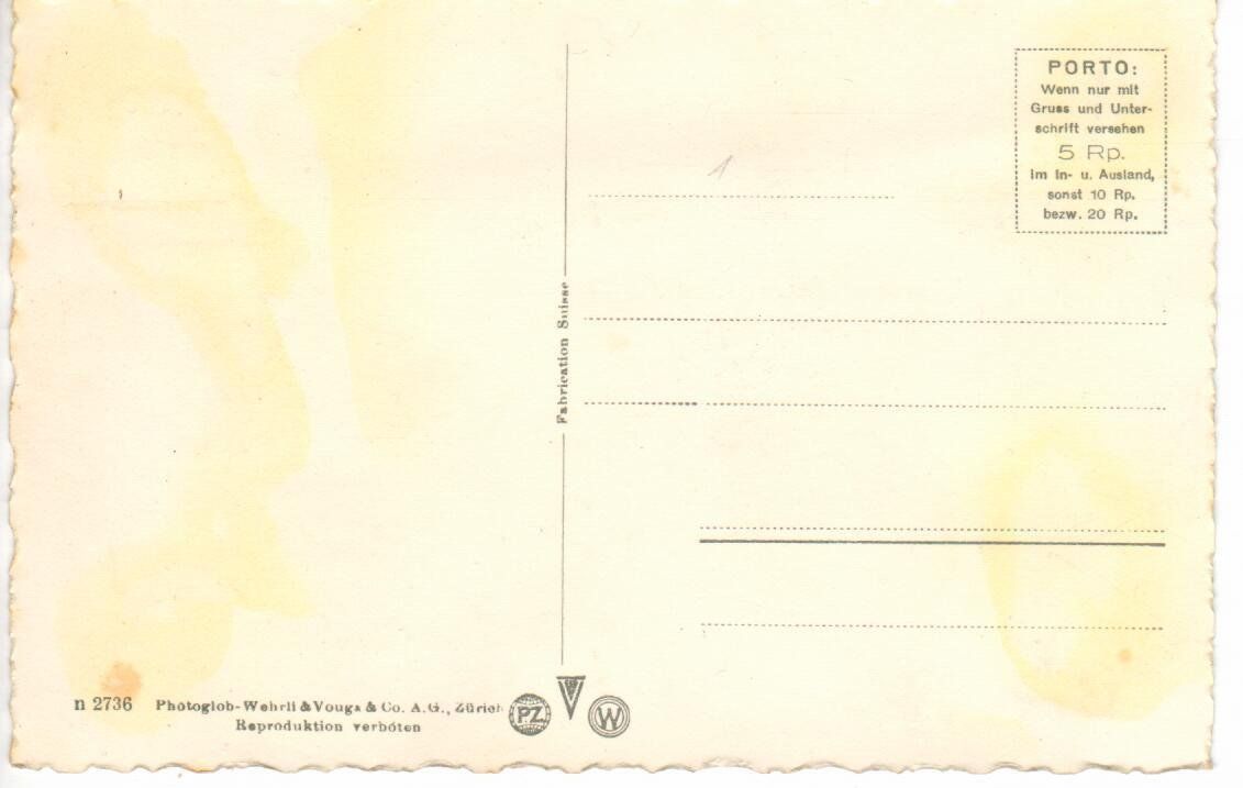 Ansichtskarten: Brünigen mit Haslital – Gebraucht aus Wolhusen von Curver9 1