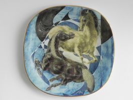 Hans Erni * LIEBESSPIEL * Sammelteller von Rosenthal