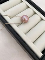 14 mm Süsswasserperlen Anhänger mit Kette