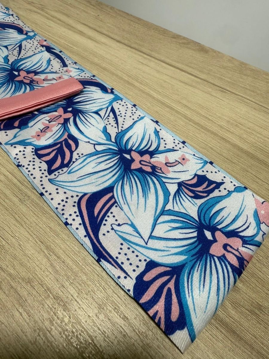 Foulard & Sciarpe: Bandeau Schal Seide Sommer Blumenmuster – Nuovo (secondo la descrizione) da Emmenbrücke venduto da patric1a 1
