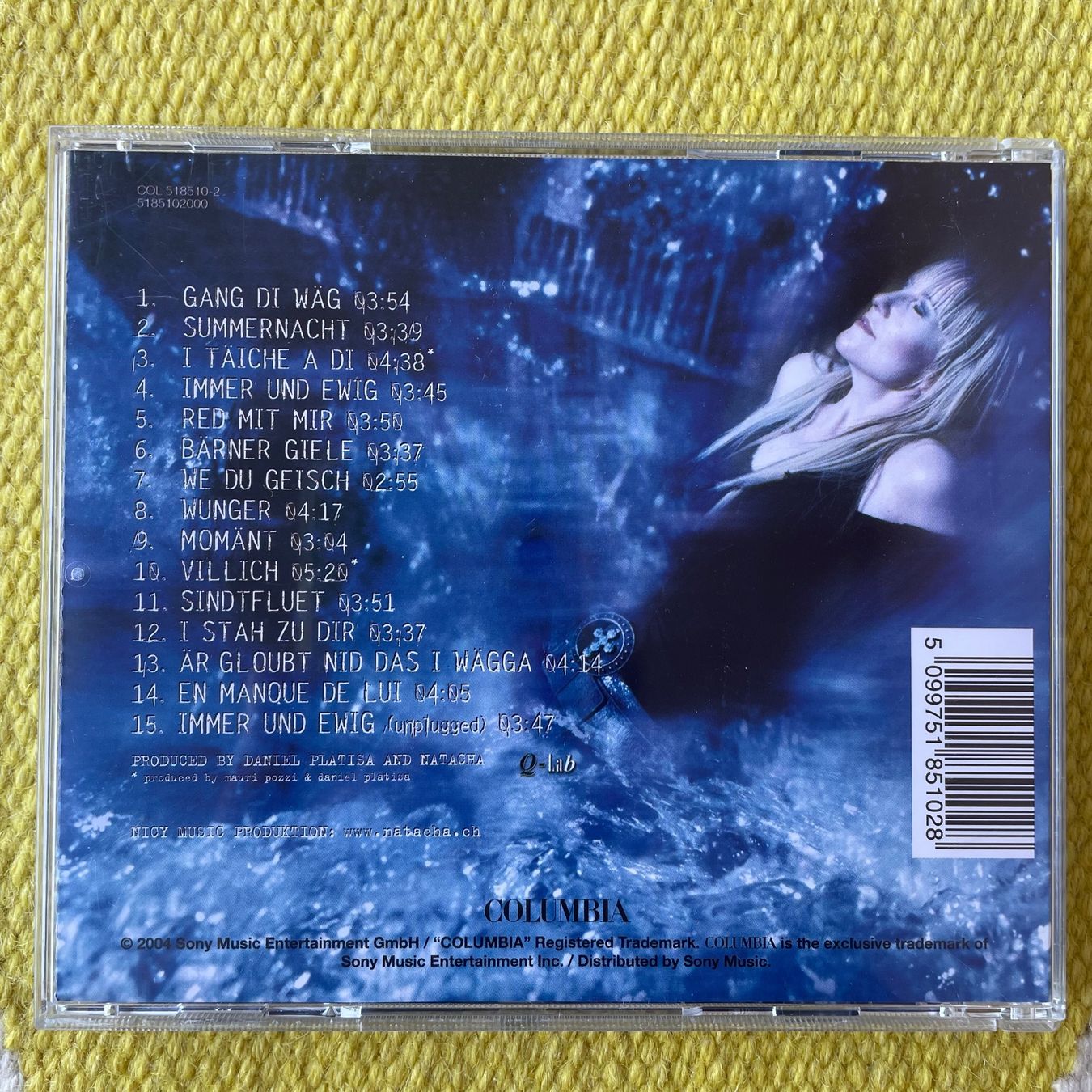CD: NATACHA-GSCHPÜRE – Usato da Rorschacherberg venduto da CD-Roli 1