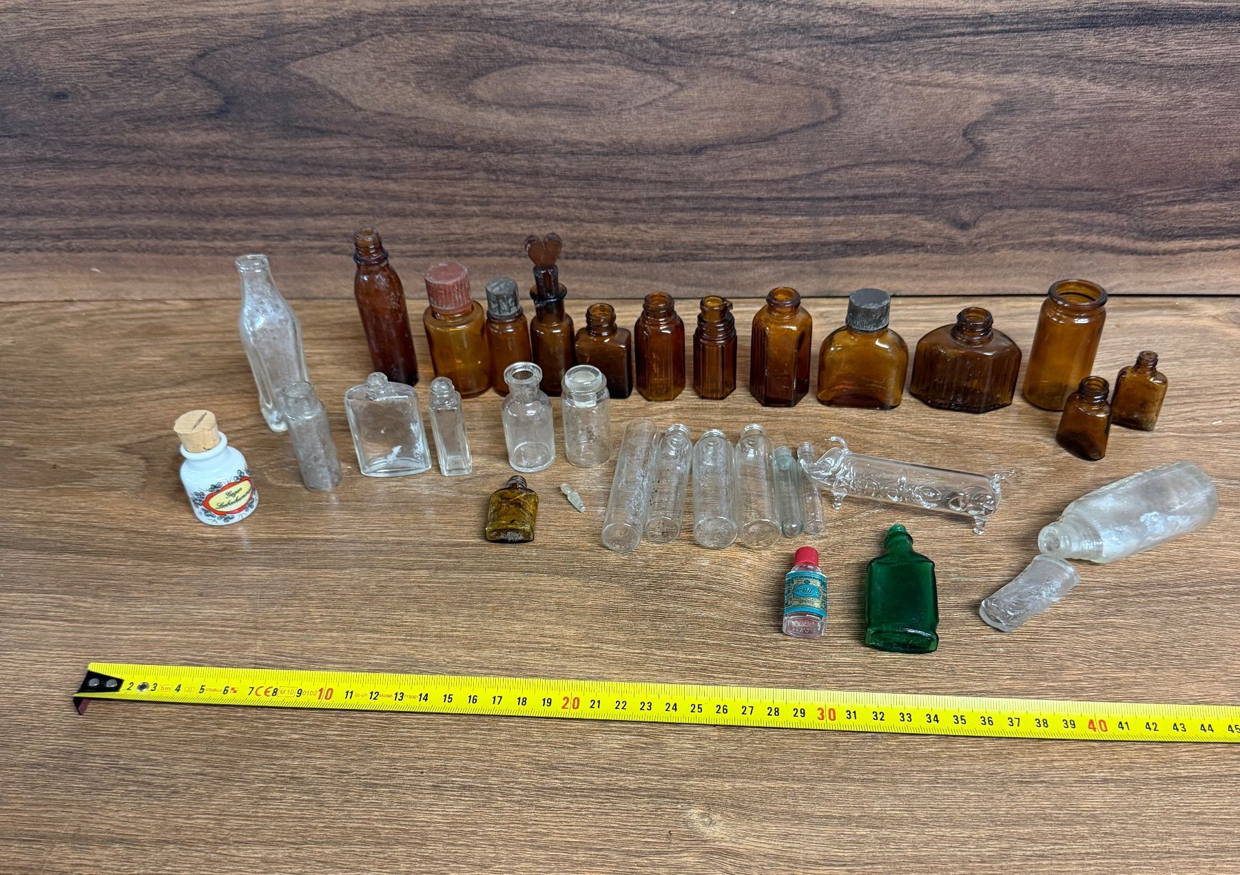 Bottiglie: Diverse Sammlung antiker Glasfläschchen, Vintage Style – Usato da Nussbaumen AG venduto da olitech5415 1