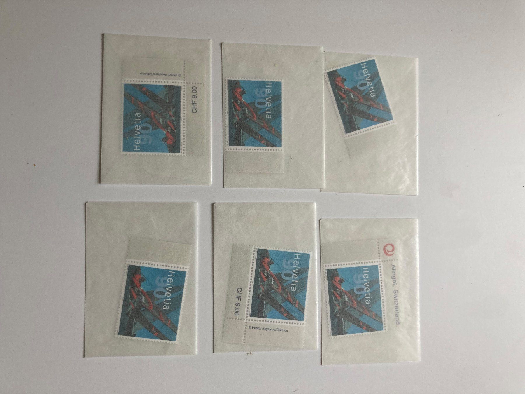Tutti i francobolli: 6 postfrische Einzelmarken Alinghi – Nuovo e nell'imballaggio originale da Emmenbrücke venduto da T-Towel 1