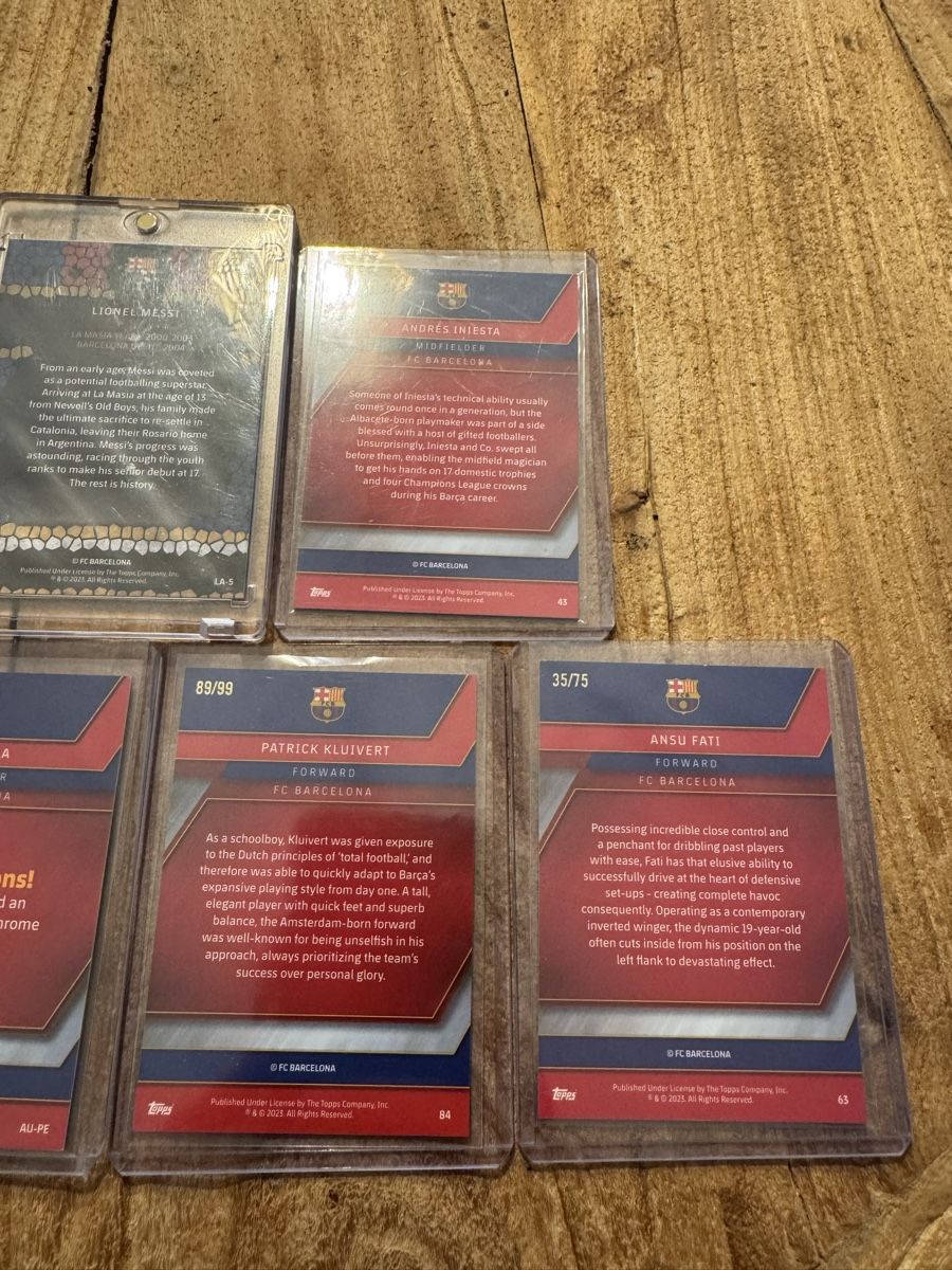 Topps Cartes à collectionner: Topps Chrome Barcelona Set 2022/23 Bundle ab 1.- – Neuf (Voir description) à Willisau par adr_9tzr 5