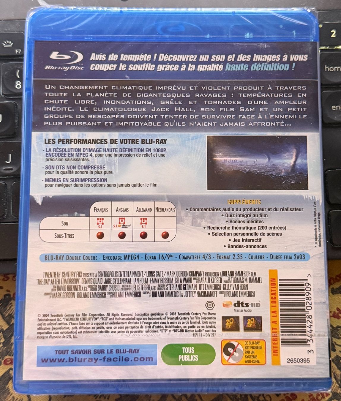 Tutti i DVDs: Blu-ray Le Jour d'après (2004) – Nuovo e nell'imballaggio originale da Semsales venduto da __Florian__ 2