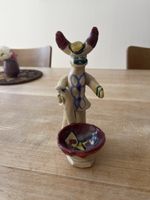Besondere Figur und Flötenton aus Mexiko/alt