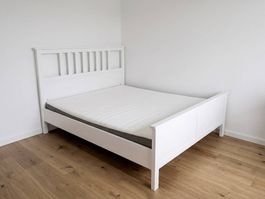 IKEA HEMNES Bett (140x200) inkl. Matratze & Lattenrost