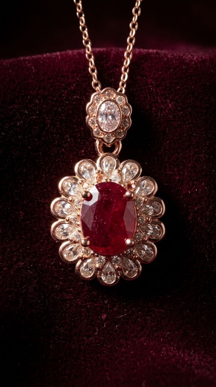 Catenine: Collier Passion Rubis – Nuovo e nell'imballaggio originale da St-Maurice venduto da Sandrinette123