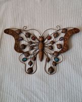 Déco murale papillon en métal,