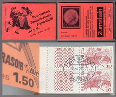 1979 VOLKSBRÄUCHE_Markenheft 0-72a_ MOZART_5.1.79 ET_BERN !