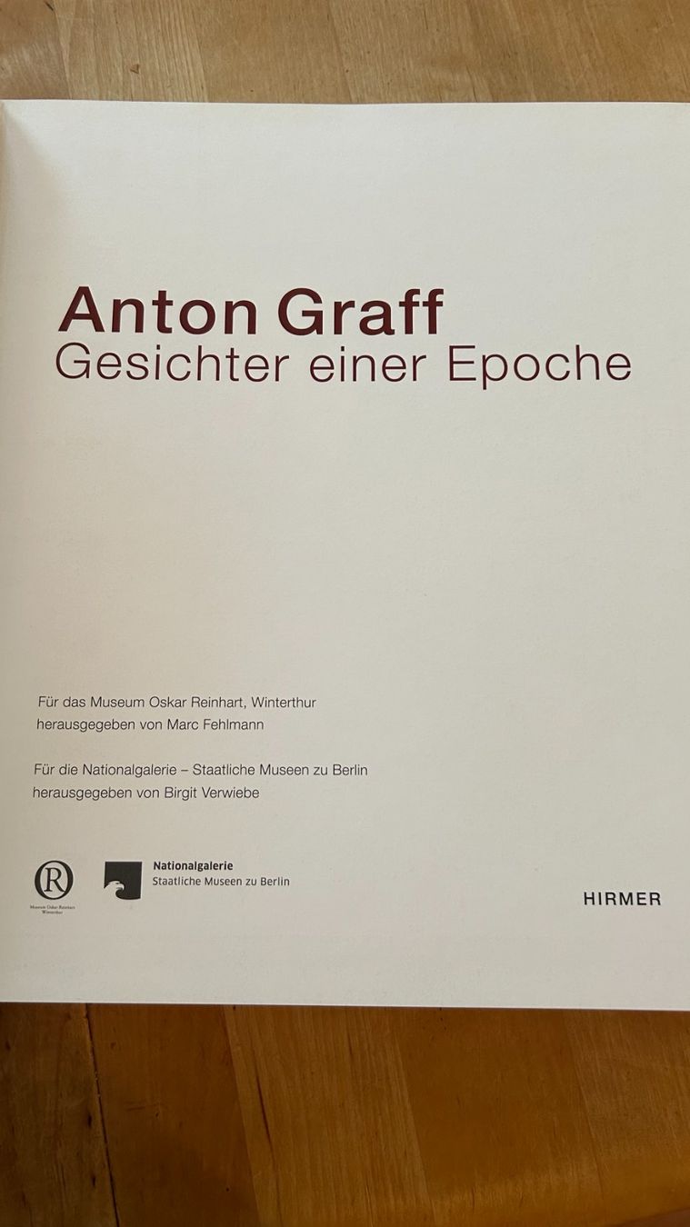 Libri: Anton Graff: Gesichter einer Epoche, Kunstbuch Winterthur – Usato da Winterthur venduto da norwen93 1