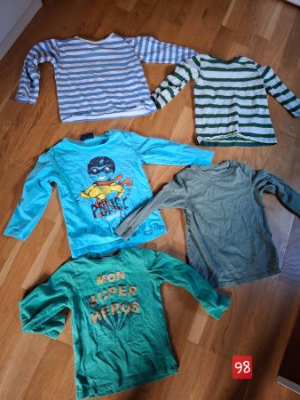 5 Langarmshirts Jungen bunt gemischt