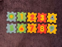 Puzzle Matte Zahlen 0-9 Kleinkind