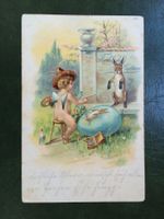 fröhliche Ostern um1903 / AK Künstler Karte