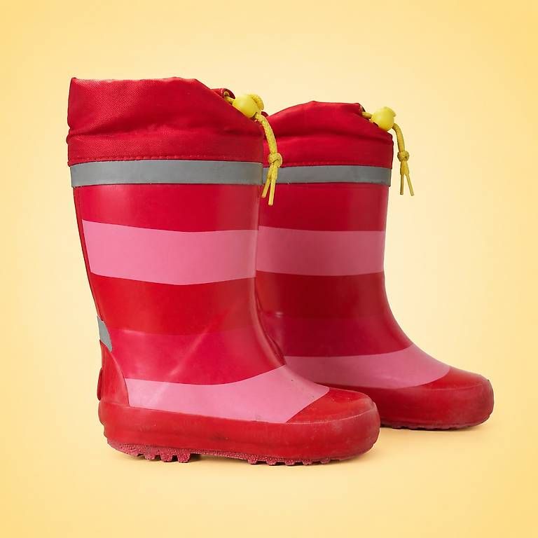 Scarpe per ragazzi: Kinder Gummistiefel rot rosa gestreift – Usato da Wallenwil venduto da SagShi 1