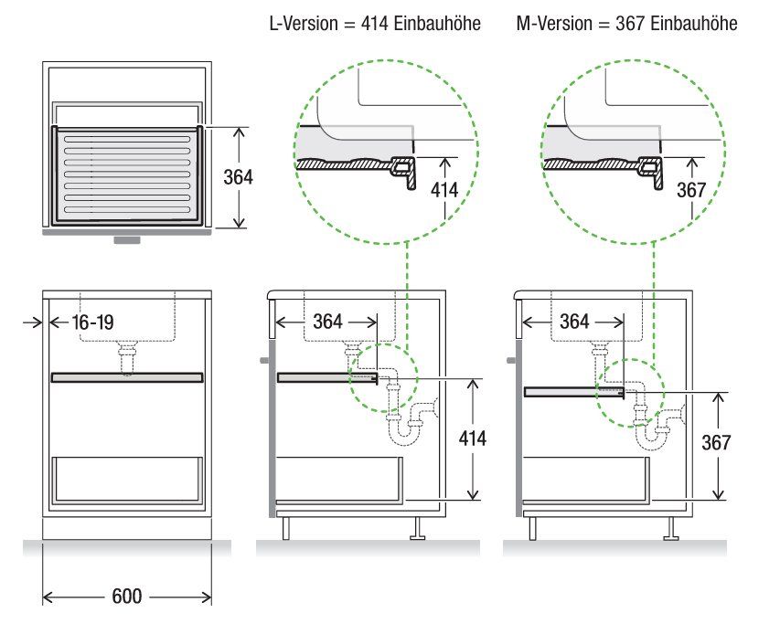 Müllex Abfalleimer: 089 Müllex Schublade 60 Basic komplett – Neu (gemäss Beschreibung) aus Derendingen von Meisterstuecke 2