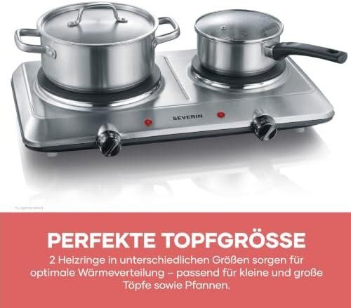 Cucine: Doppel Kochplatte Küche Büro oder Camping kleine Herdplatte – Nuovo e nell'imballaggio originale da Hundwil venduto da pak_7zvn 5