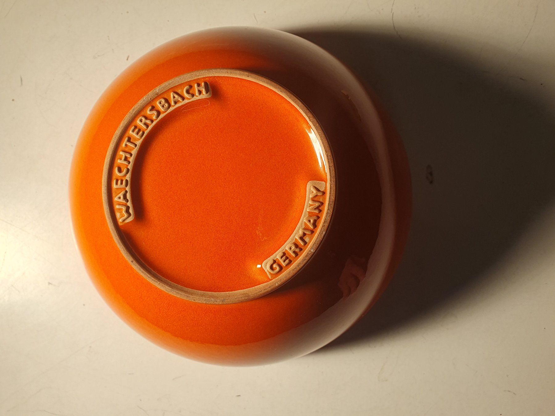 Ciotole: Salatschüssel Waechtersbach orange 23 cm – Usato da Zürich venduto da loosebone 1