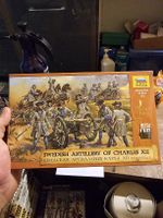 Zvezda Schwedische Artillerie Karl XII 1/72 Neu OVP! (x)