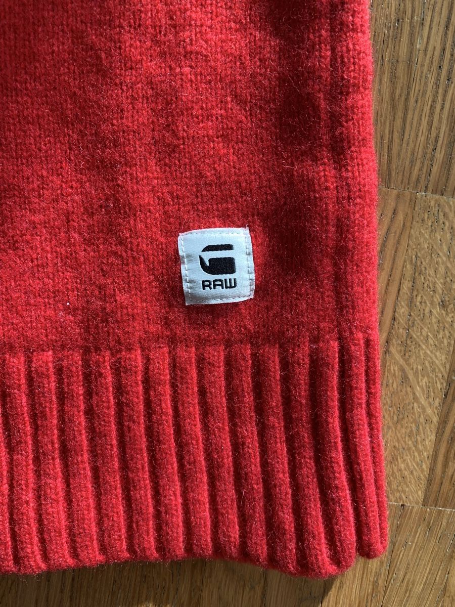 Wolle: Raw lambswolle pullover rot – Gebraucht aus Zürich von Nikuska32 4