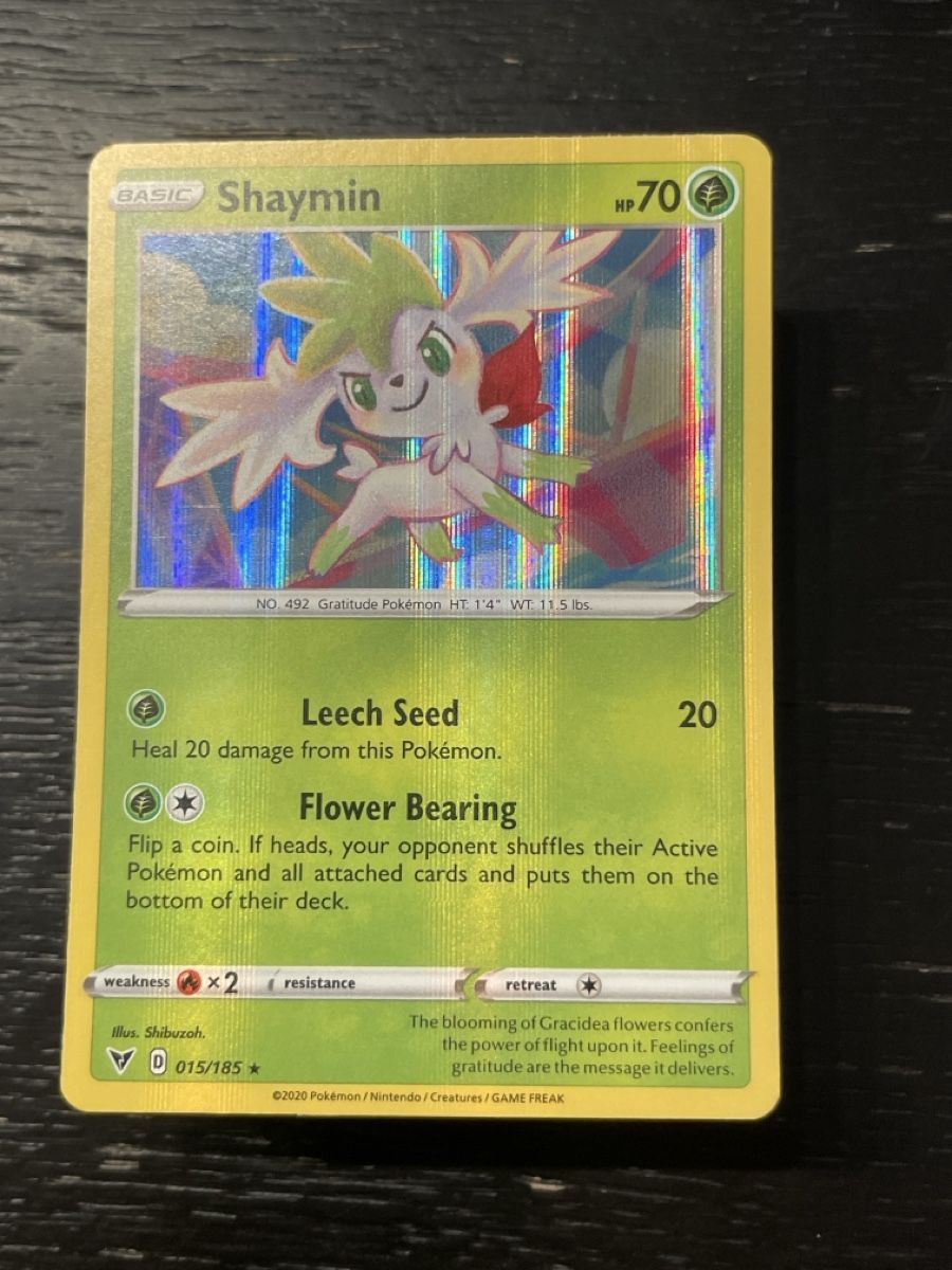 Pokémon Carte collezionabili: Pokemon Shaymin 015/185 vivid – Usato da Hugelshofen venduto da Suimosa