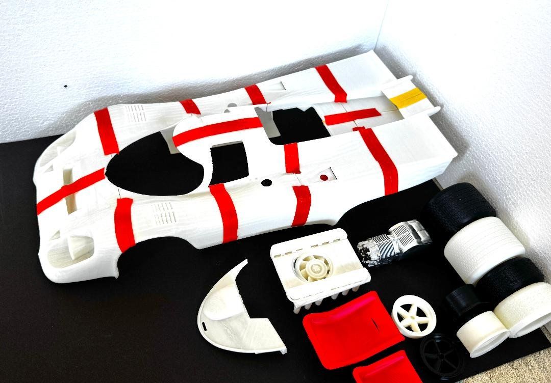 Porsche Modellini d'auto: 3D Printed Body PORSCHE 917 1:8 – Nuovo (secondo la descrizione) da Zürich venduto da Tapehead