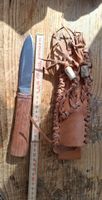 Handgemachtes Messer mit Lederscheide – Perfekt für Herbst