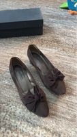 Capriccio Zürich Ballerinas, Gr. 35.5 braun, Schleife, Top!