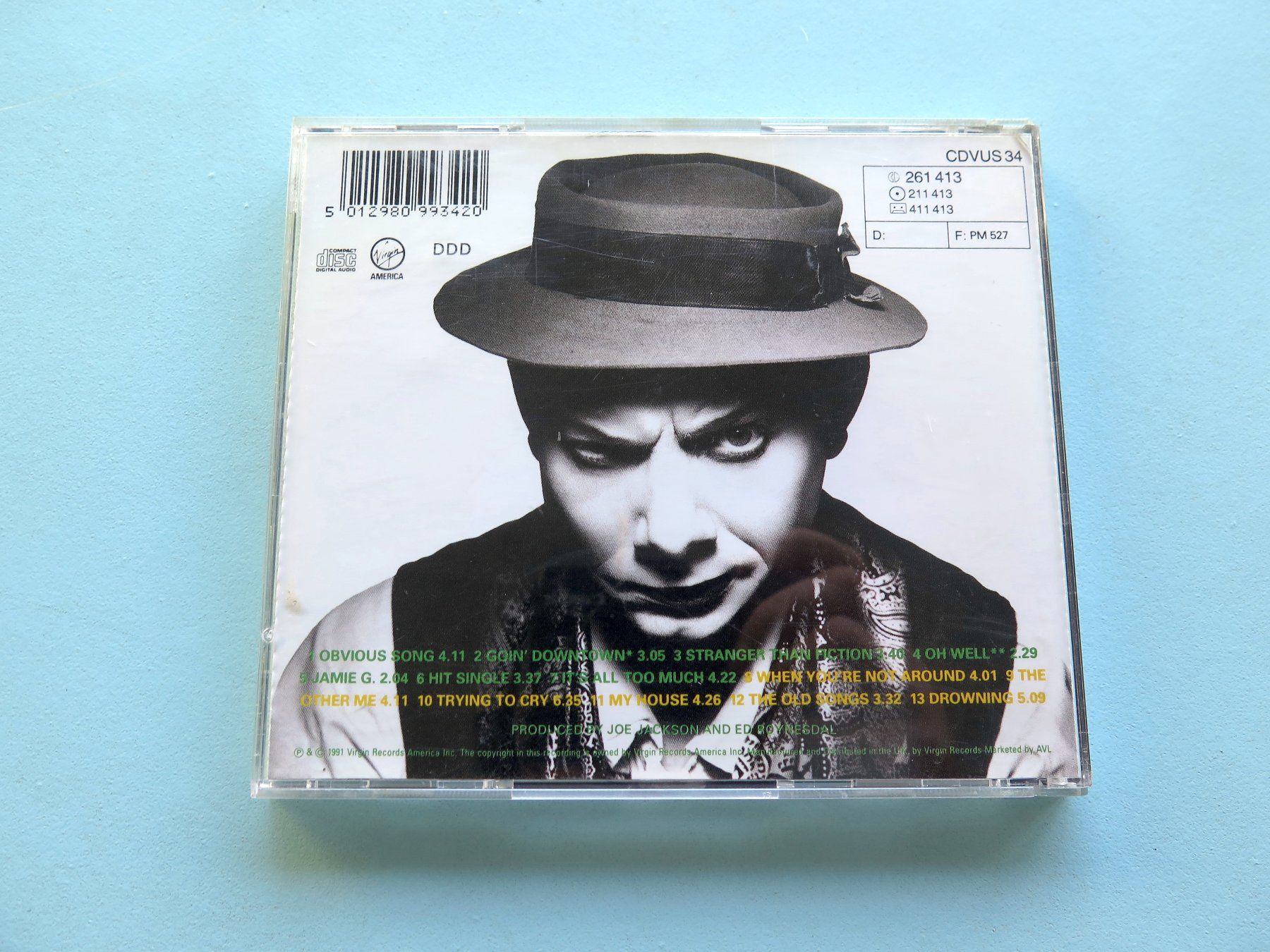 CDs: (p) CD JOE JACKSON: Laughter & lust, 1991 – Gebraucht aus Bern von Balzamico 1