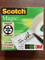 3M Scotch Magic Klebeband 19 mm x 33 m 3 Stück neu