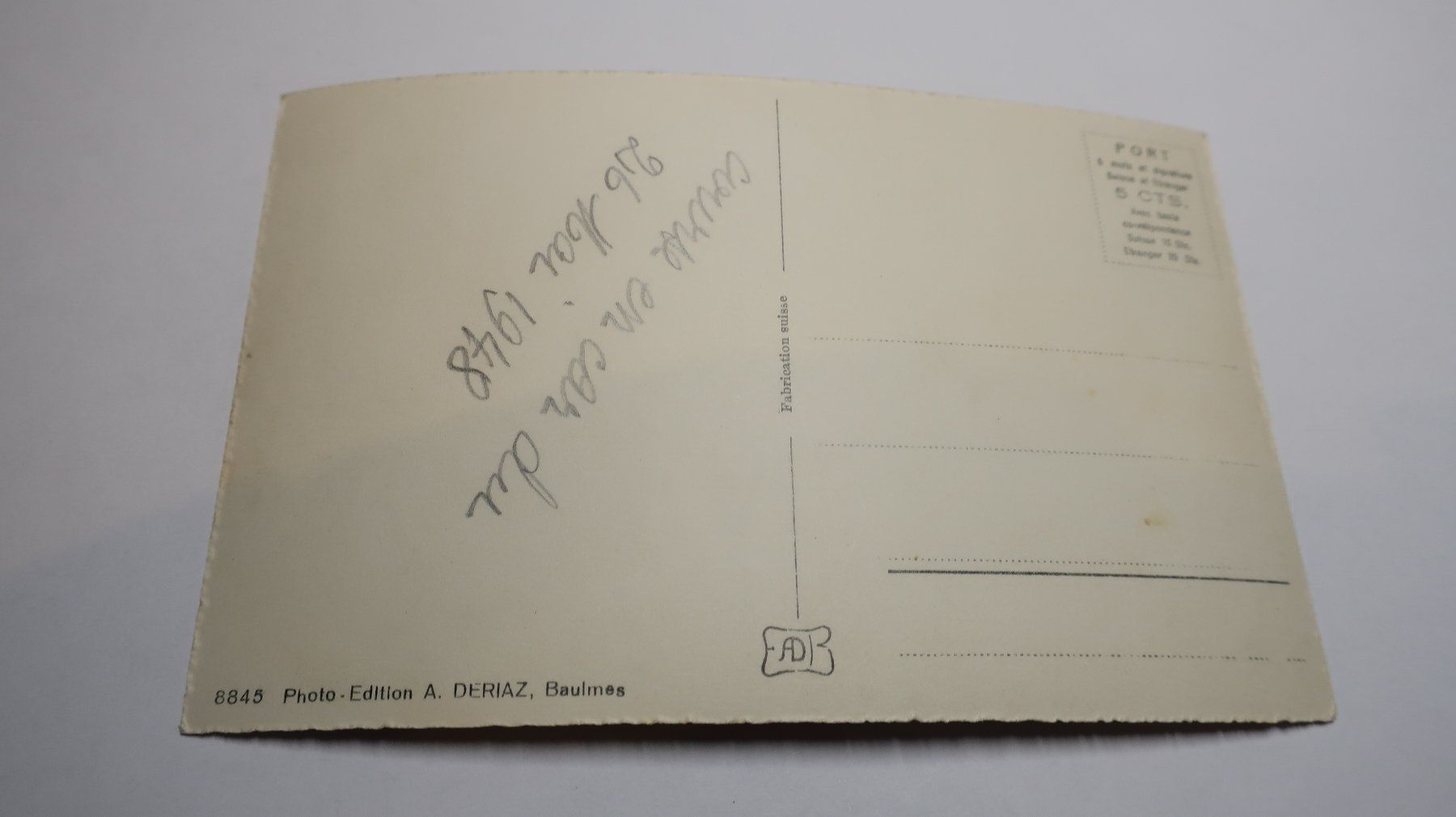 Ansichtskarten: Champéry Multivues 1948 – Gebraucht aus Cormoret von Pascalll2001 3