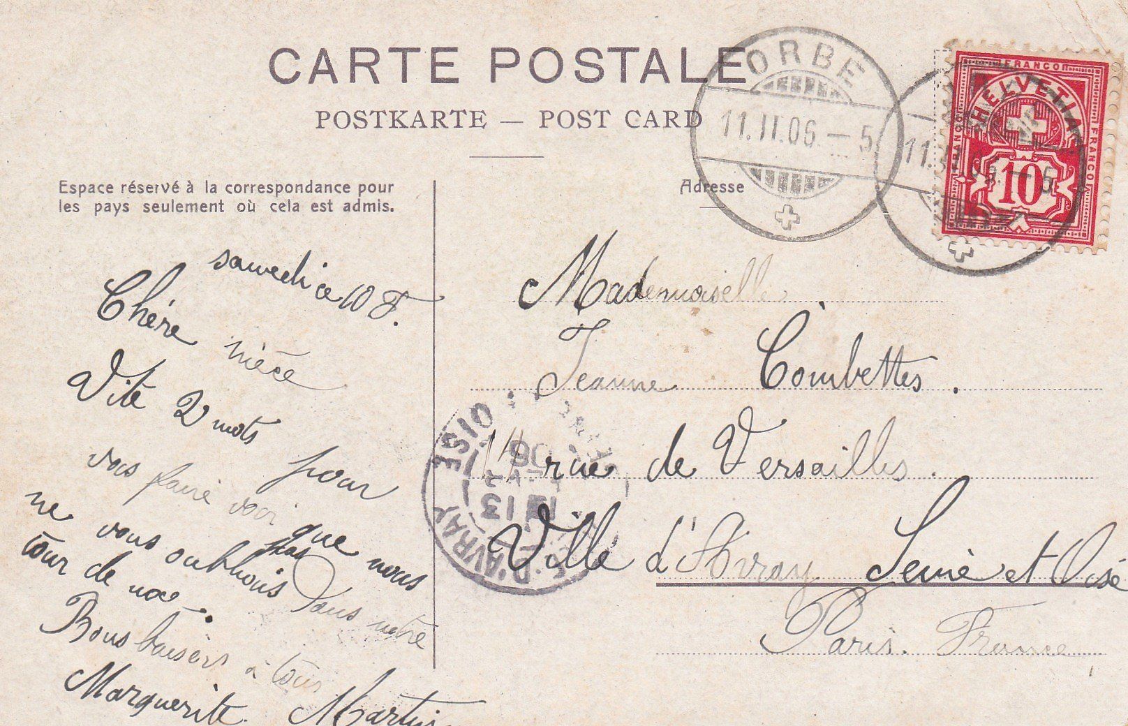 Cartoline postali: AK - Ouchy - gel. 11.2.1906 – Usato da Fribourg venduto da schnalla92 1