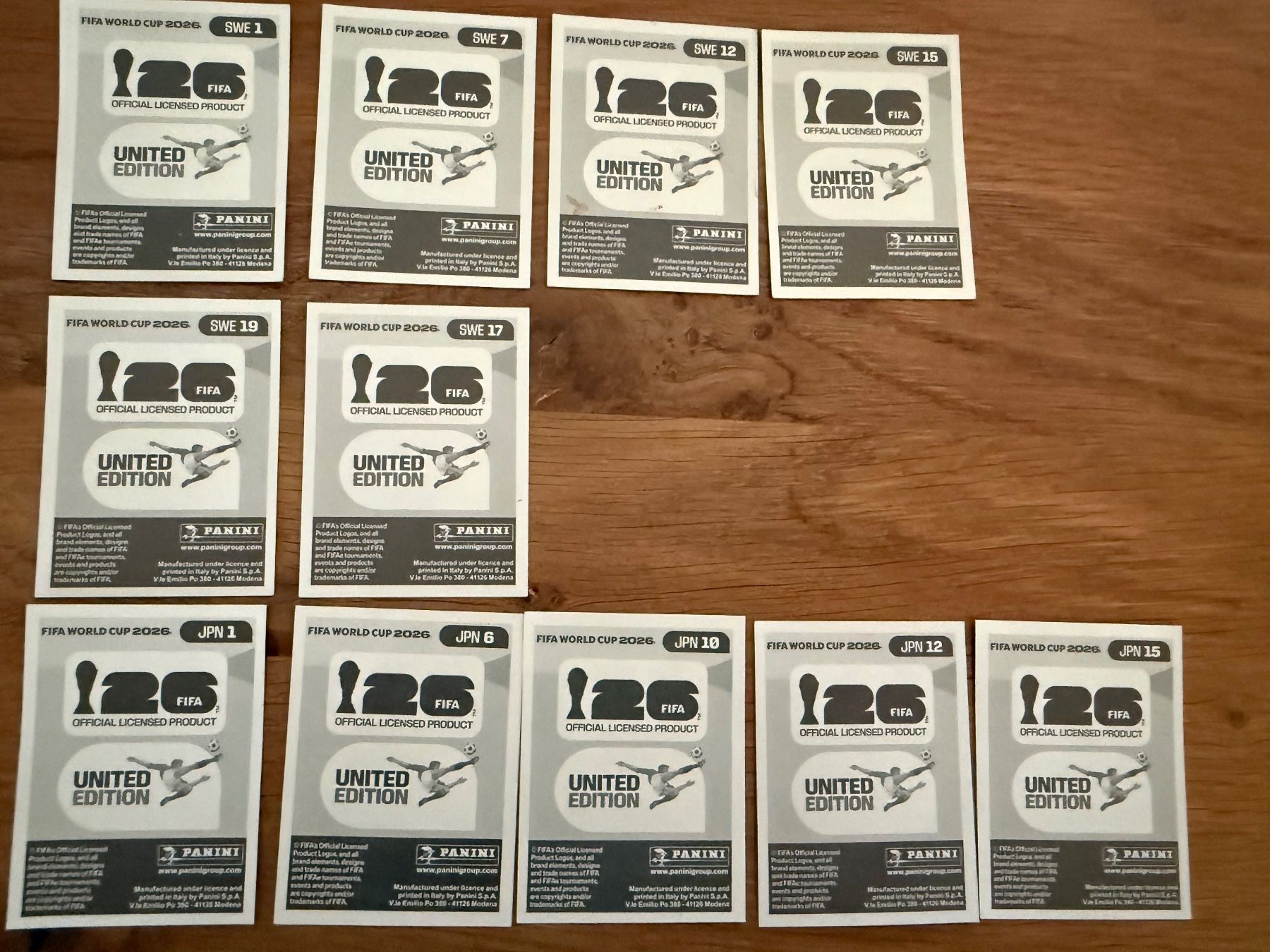 Panini Carte collezionabili: Panini WM 2026 Schweden/Japan – Usato da Birsfelden venduto da cool_beats 1