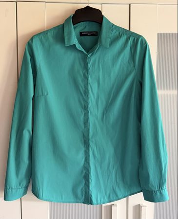 Mudo Collection Bluse, türkis Gr. 36 - Sommerhemd Top!