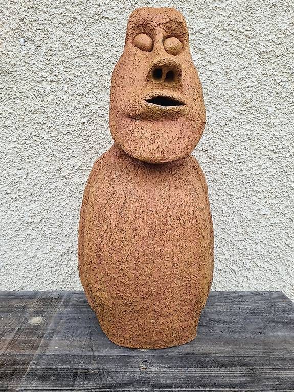 Sculture & Statue: Keramikskulptur Moai – Nuovo (secondo la descrizione) da Thun venduto da Jkthun