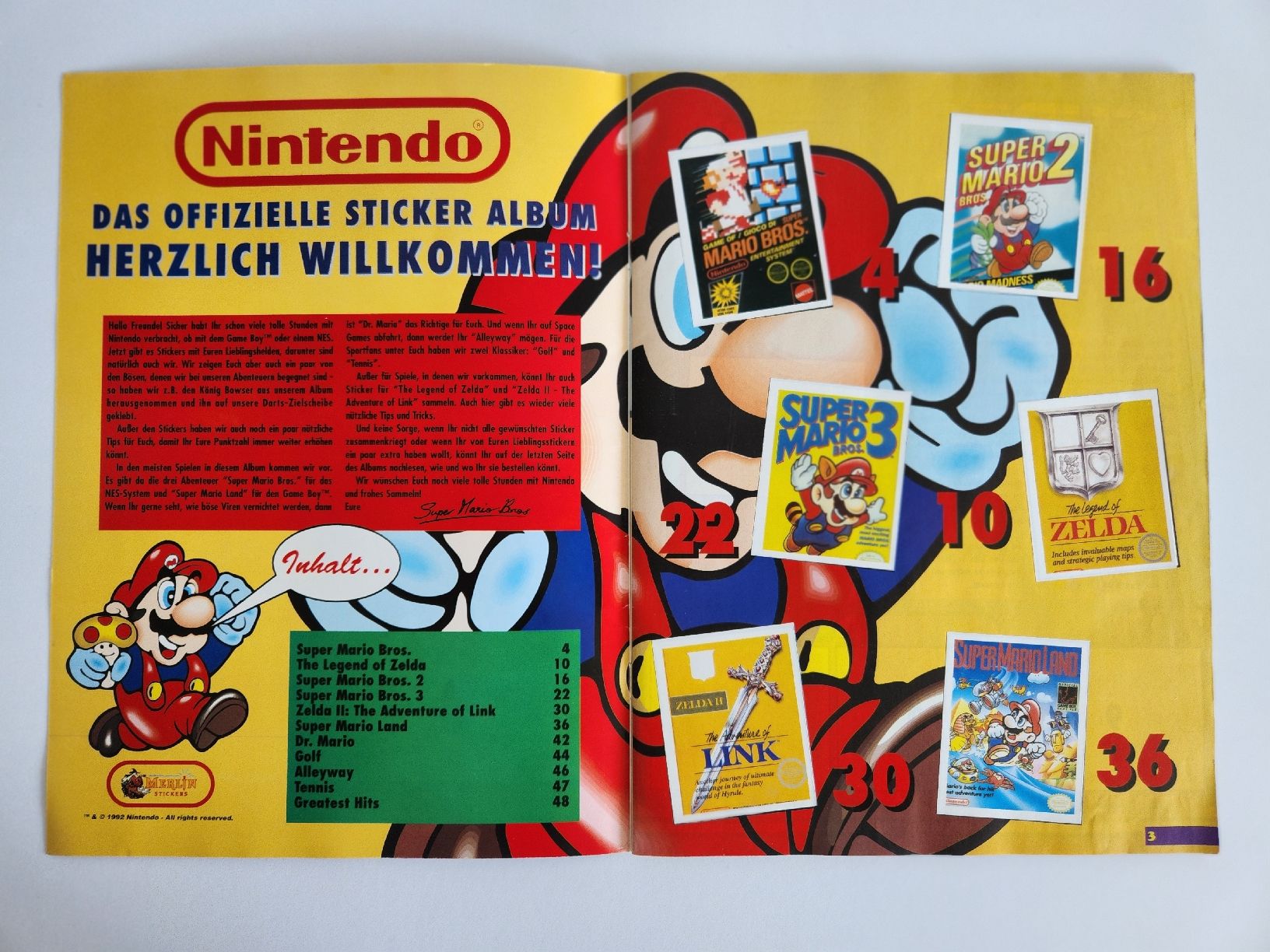 Nintendo Giochi: Nintendo Stickeralbum (Komplett) 1992 – Nuovo (secondo la descrizione) da Buus venduto da Ximi-G 1