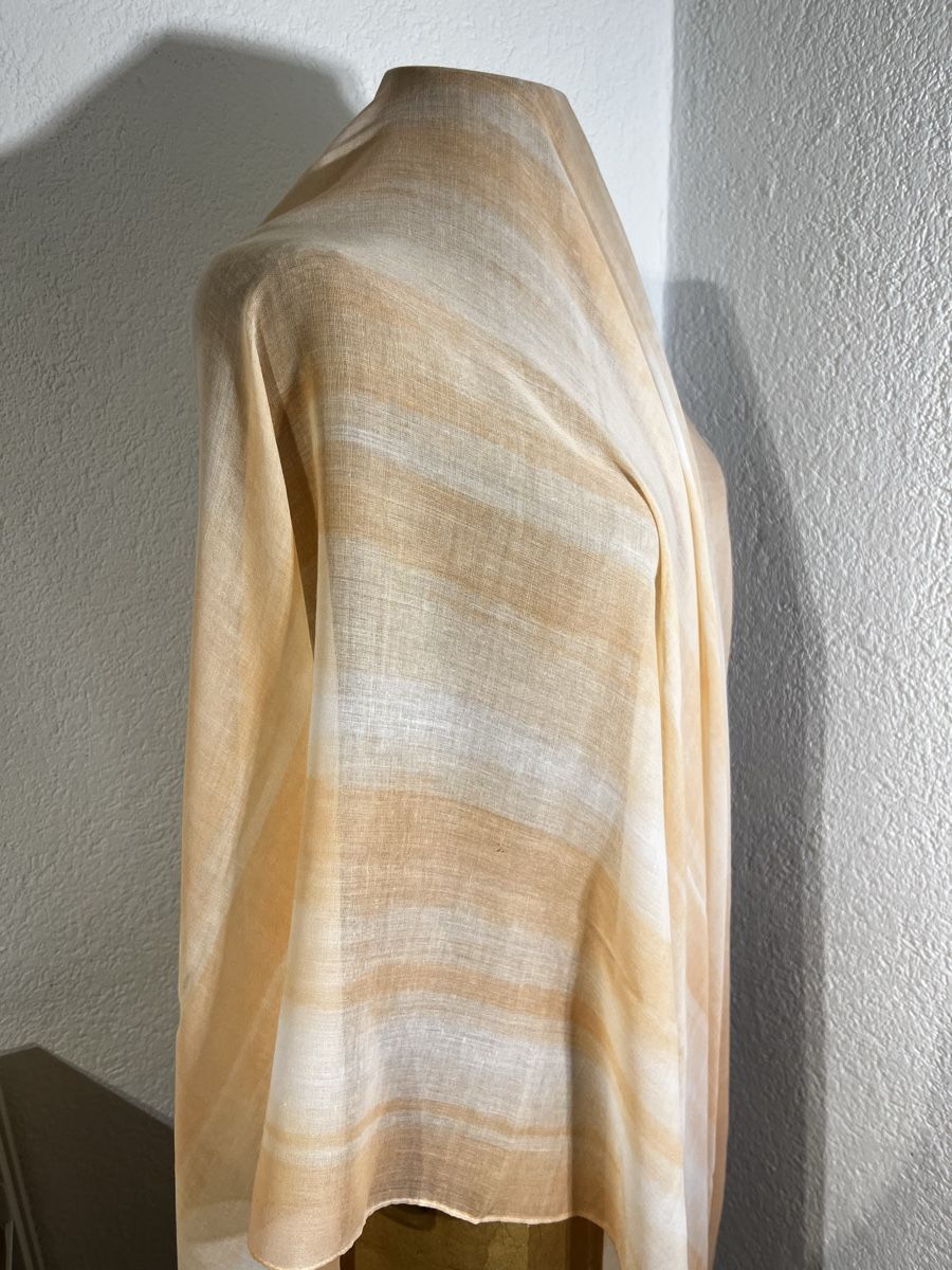 Foulards, Tücher & Schals: Long châle fin rose et blanc  – Gebraucht aus St-Pierre-Clages von ste_xk6p 1