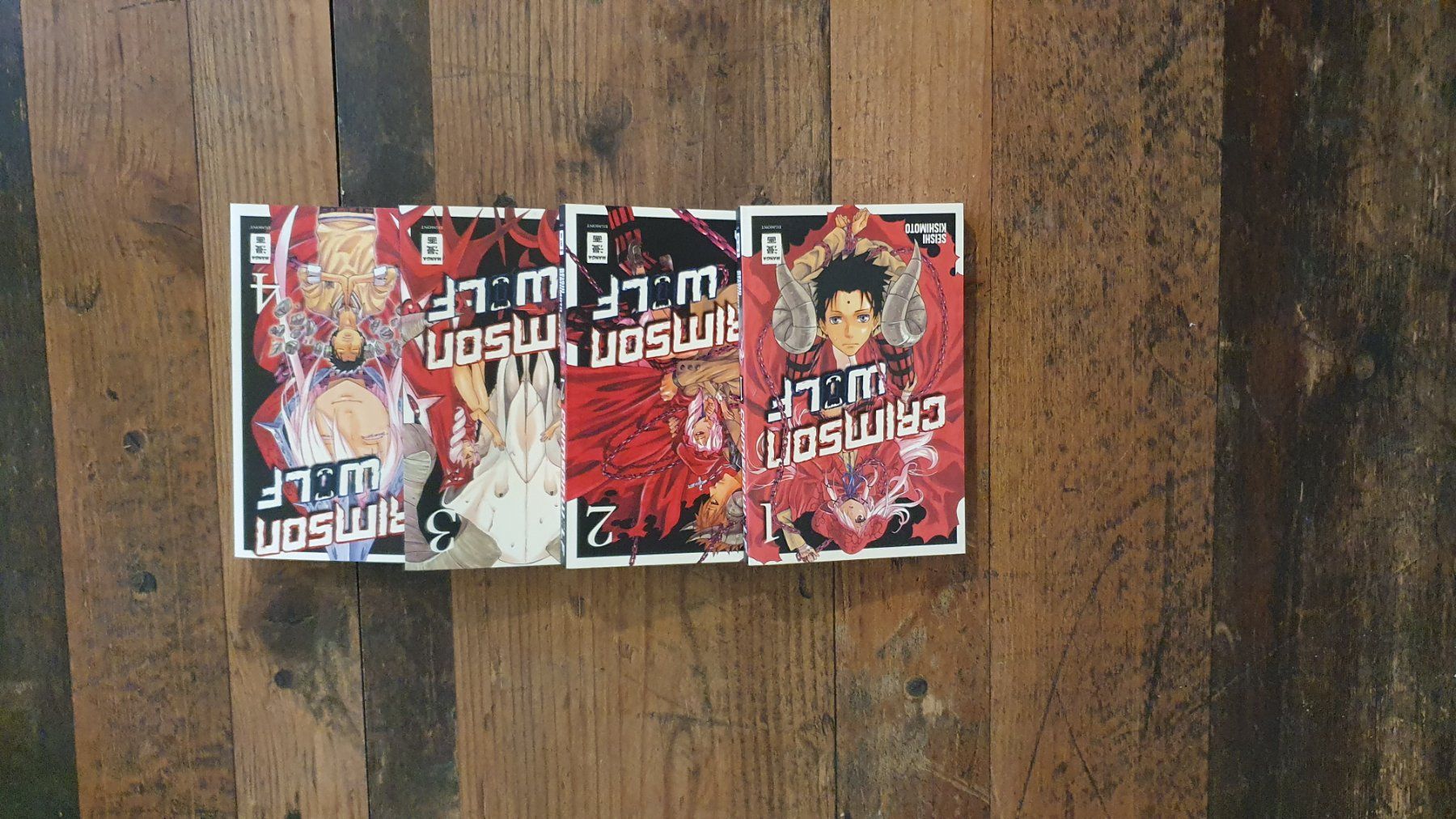 Fumetti: Crimson Wolf Manga Komplett – Usato da Pratteln venduto da lookatherizinosaurus 1